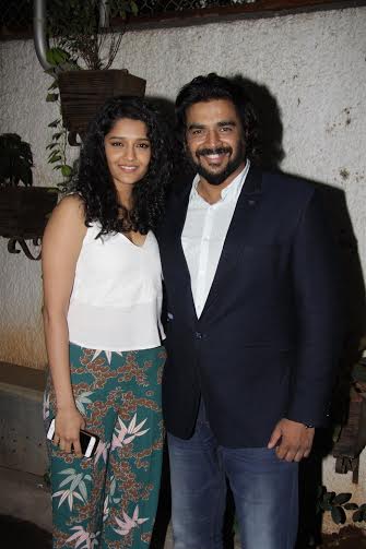 R Madhavan , Ritika Singh at saala Khadoos screeing