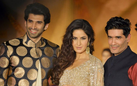 Katrina Kaif, Aditya Roy Kapur and Manish Malhotra