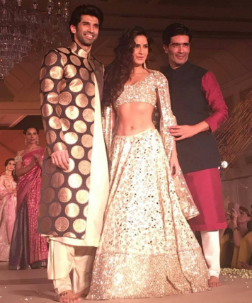 Katrina Kaif, Aditya Roy Kapur and Manish Malhotra