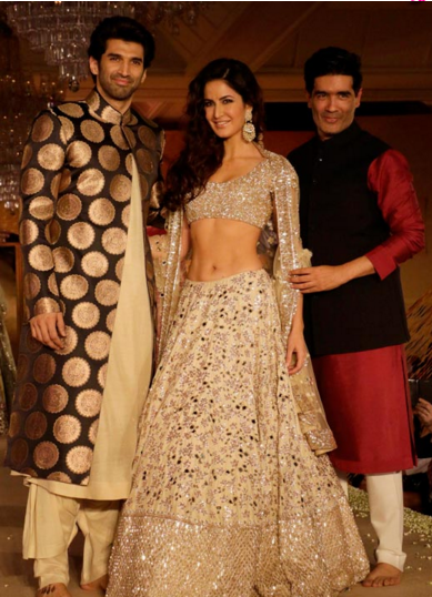 Katrina Kaif, Aditya Roy Kapur and Manish Malhotra