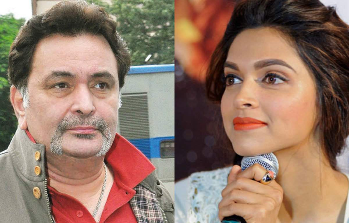 Rishi Kapoor and Deepika Padukone