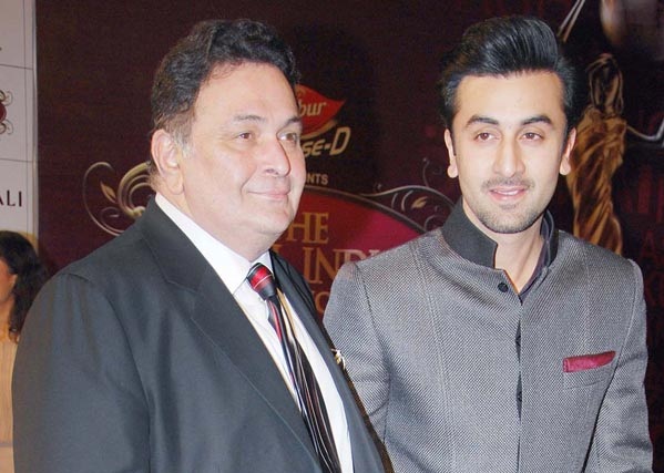 Rishi Kapoor and Ranbir Kapoor