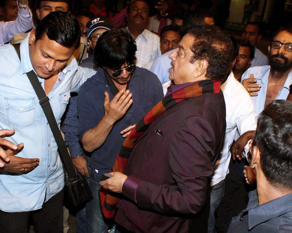 Shah Rukh Khan and Shatrughan Sinha