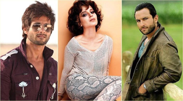 Saif Ali Khan , Kangana Ranaut, Shahid Kapoor in Rangoon