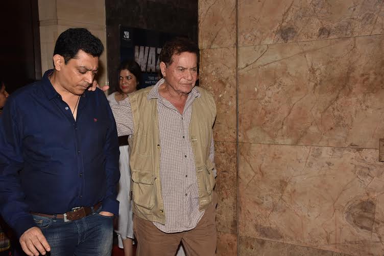 Salim Khan at Wazir special screening