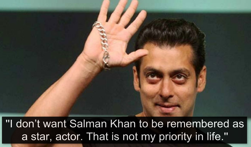 Salman Khan - Statements