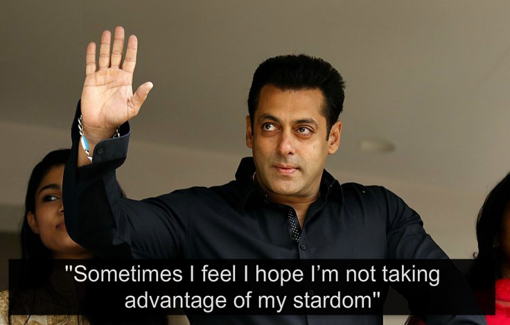 Salman Khan - Statements