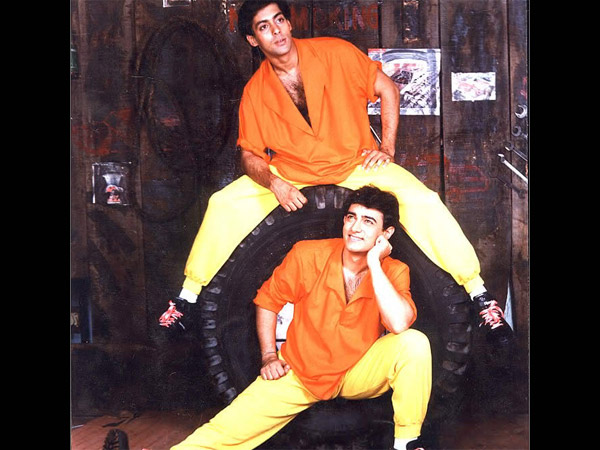 Salman Khan with Aamir Khan