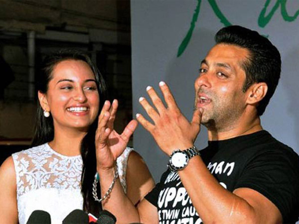 Salman Khan with Sonakshi Sinha