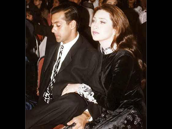 Salman Khan with Karisma Kapoor