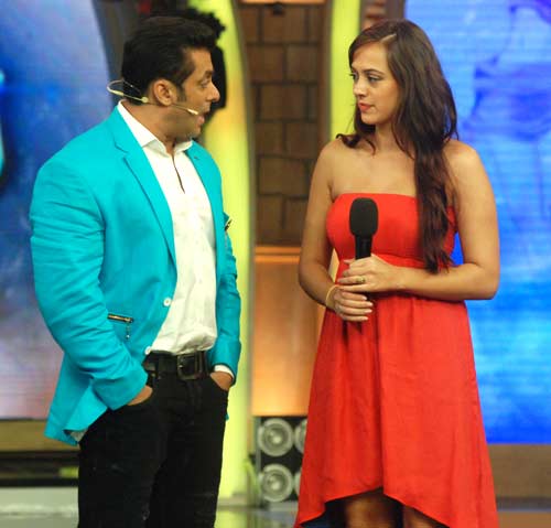 Salman Khan and Hazel Keech