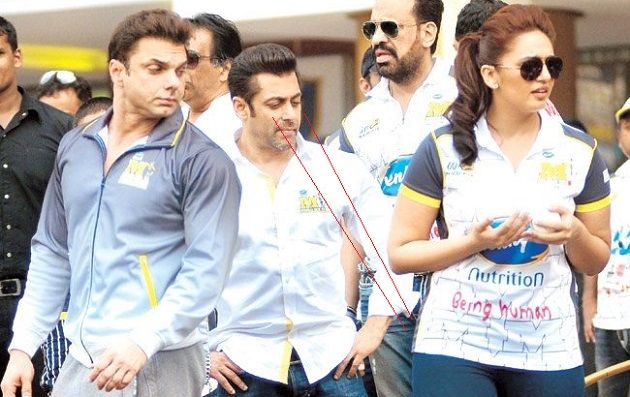 Salman Khan and Huma Qureshi