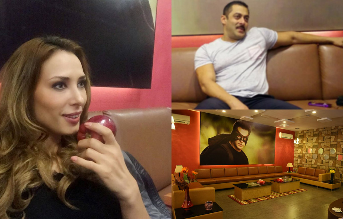 Salman Khan and Lulia Vantur in Bigg Boss