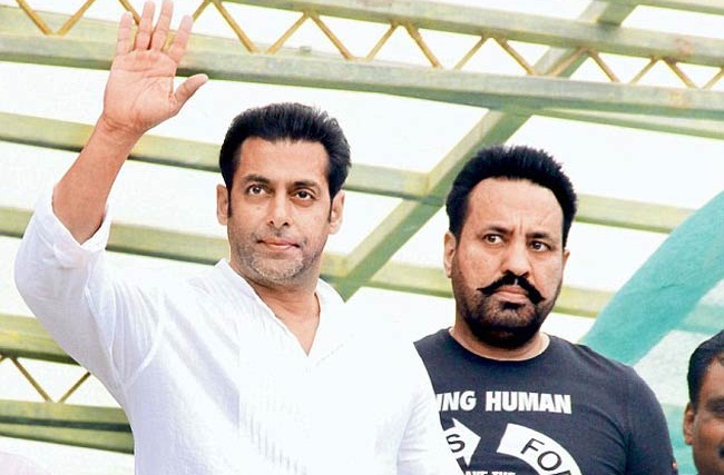 Salman Khan with Shera