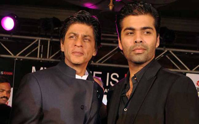 Shah Rukh Khan and Karan Johar