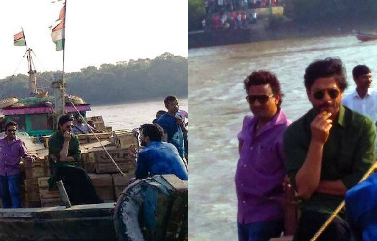 Shah Rukh Khan on sets of Raees