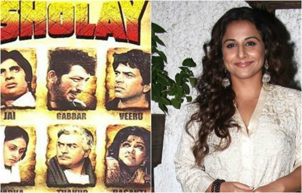 Vidya Balan: Can't decide who I like best in 'Sholay'
