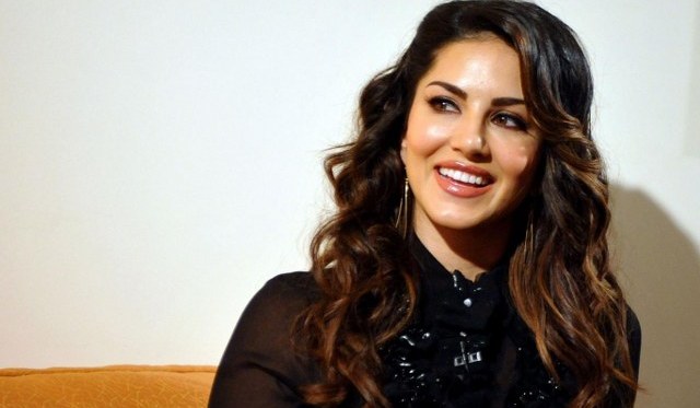 Sunny Leone in black