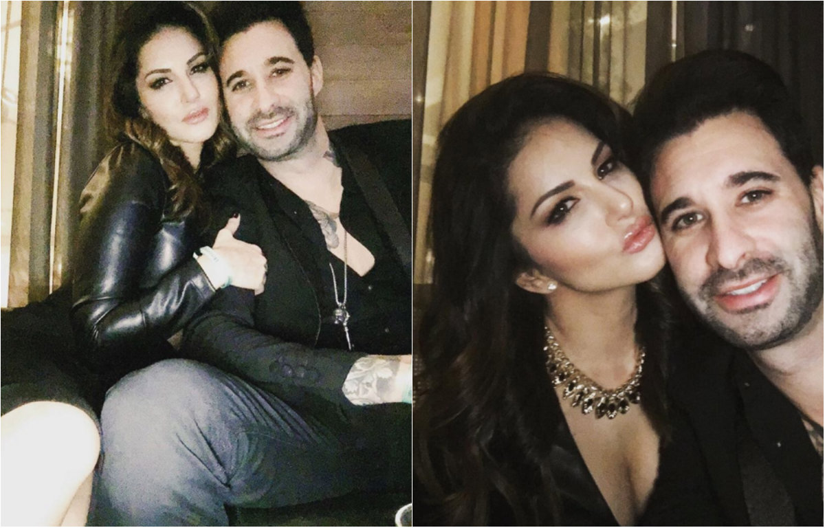 Sunny Leone with Daniel Webber