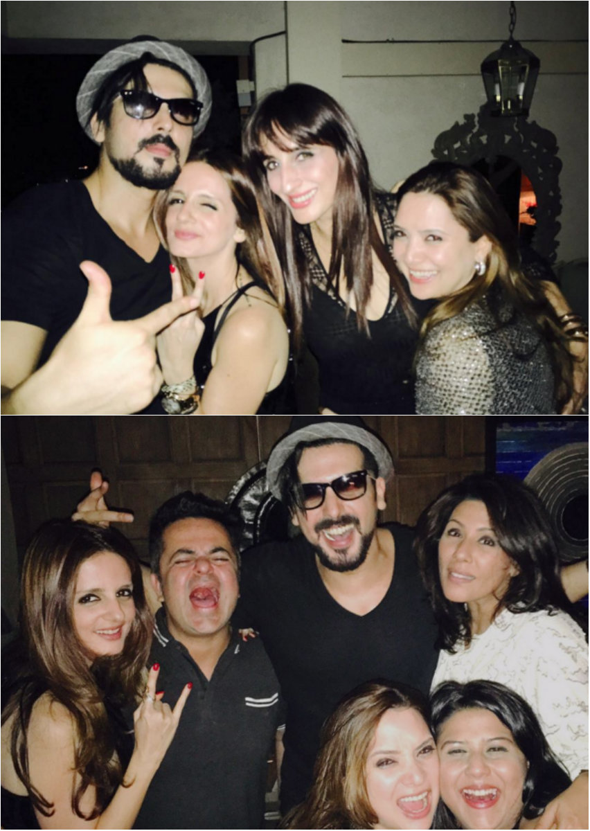 Sussanne Khan with Zayed Khan
