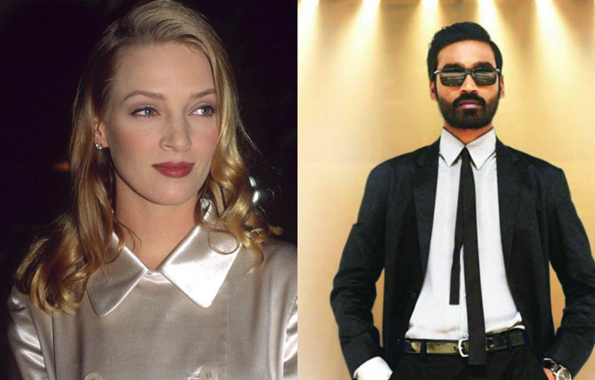 Uma Thurman and Dhanush