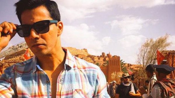 Varun Dhawan in checkered shirt