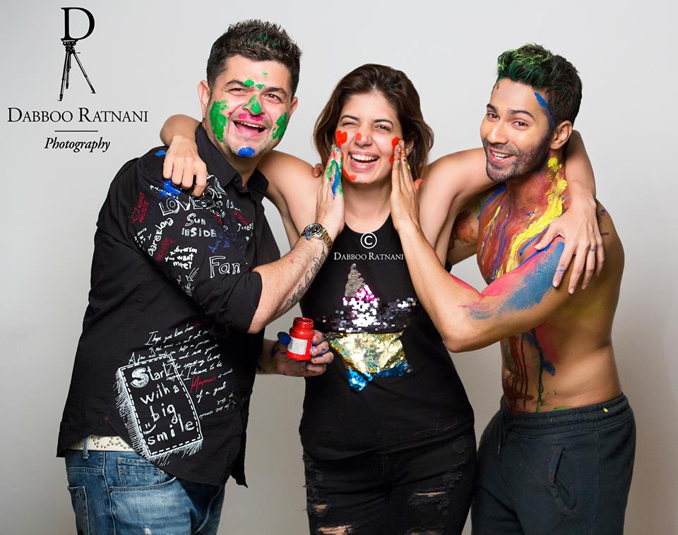 Varun Dhawan at behind the scene of 2016 Calendar shoot