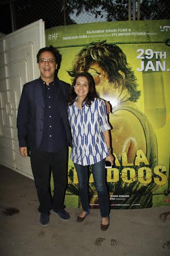 Vidhu Vinod Chopra at Saala Khadoos screeing