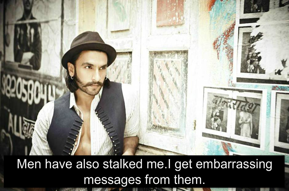 Ranveer Singh On Male Fans
