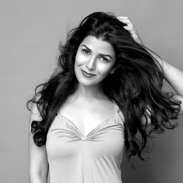 Nimrat Kaur black & white