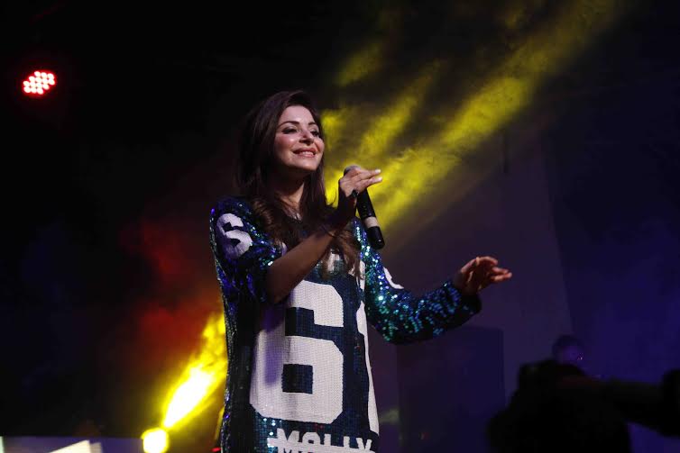 Kanika Kapoor at pro night of Mithibhai college