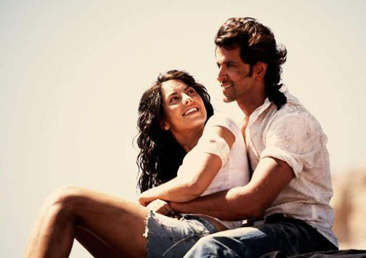 Hrithik Roshan with Barbara Mori