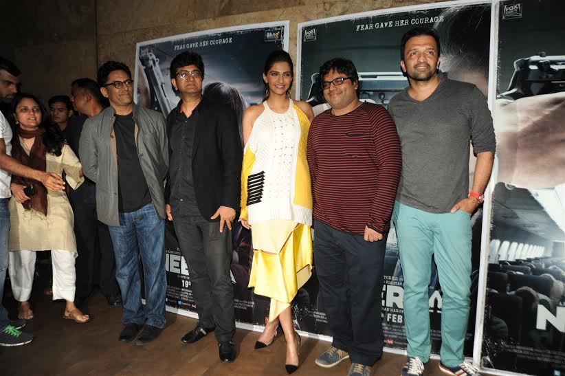Ram Madhvani, Prasoon Joshi, Sonam Kapoor and Atul Kasbekar