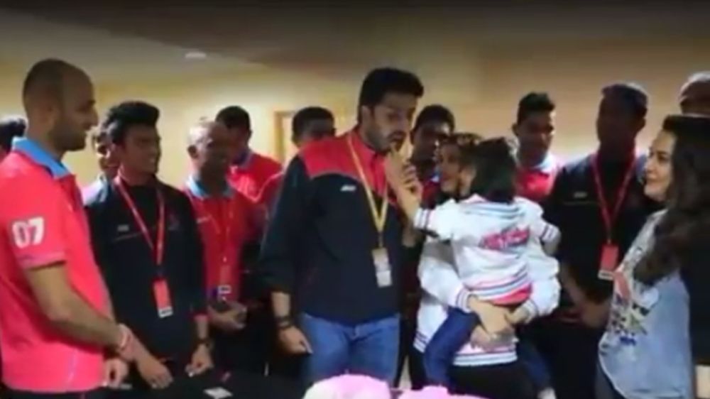 Abhishek, Aishwarya and Aaradhya