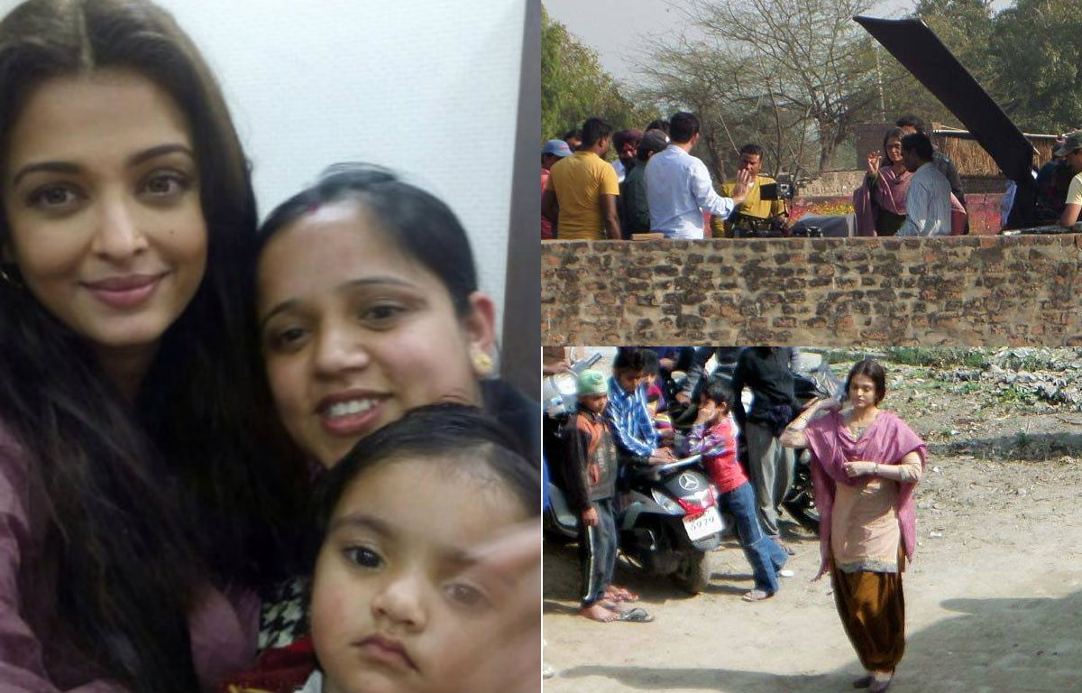 Aishwarya Rai on Sarbjit Sets