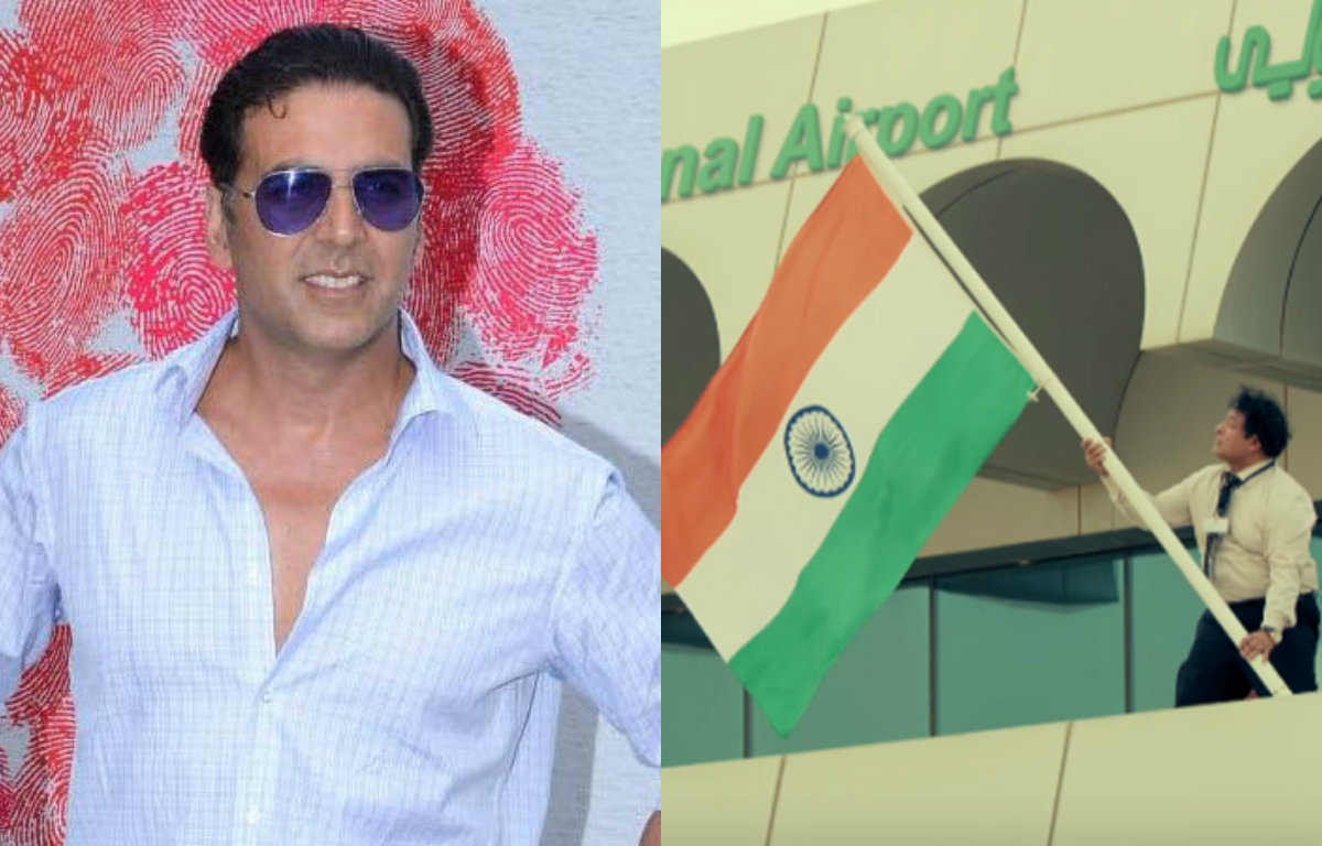 Akshay Kumar on Tricolor flag