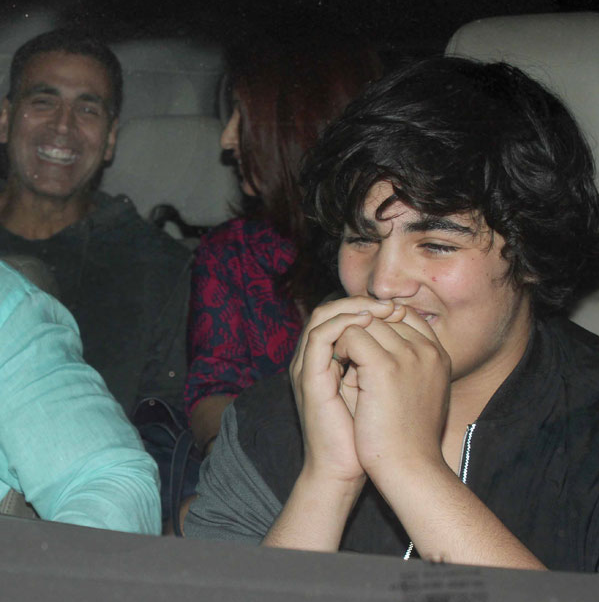 Akshay Kumar, Twinkle Khanna and Aarav