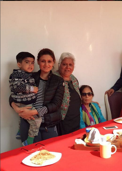 Salman Khan, Bina Kak and her daughter Amrita