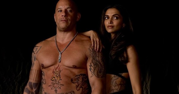 Deepika Padukone with Vin Diesel