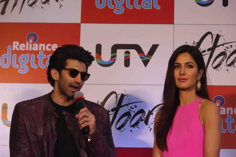 Aditya Roy Kapur and Katrina Kaif at promotional event for 'Fitoor'