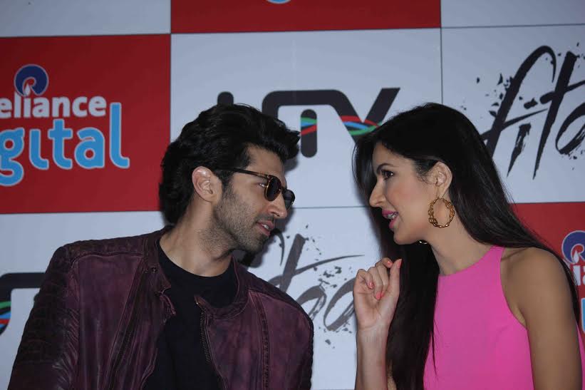 Aditya Roy Kapur and Katrina Kaif at promotional event for 'Fitoor'