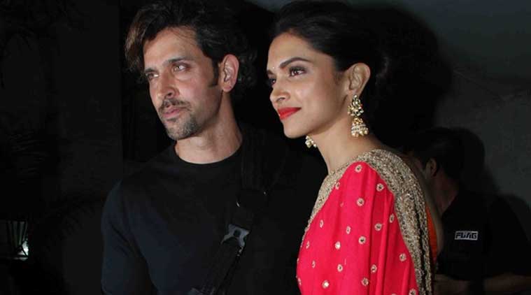 Hrithik Roshan and Deepika Padukone