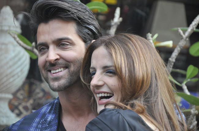 Hrithik Roshan and Sussanne Roshan
