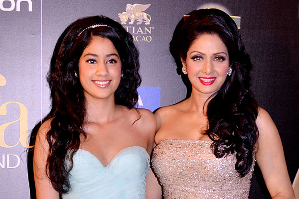 Sridevi with daughter Jhanvi Kapoor