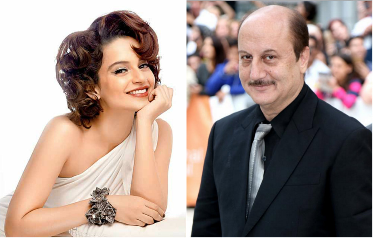 Kangana Ranaut & Anupam Kher