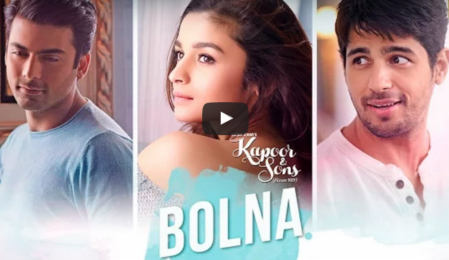 Kapoor & Sons new song is out