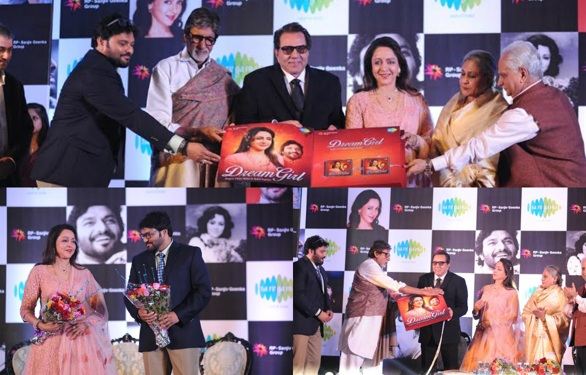 In Pictures: Hema Malini launches her debut album 'Dream Girl' with Babul Supriyo & ‘Sholay' team