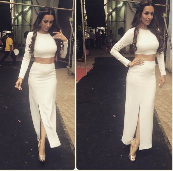 Malaika Arora Khan white dress