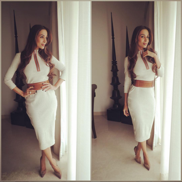 Malaika Arora Khan white dress