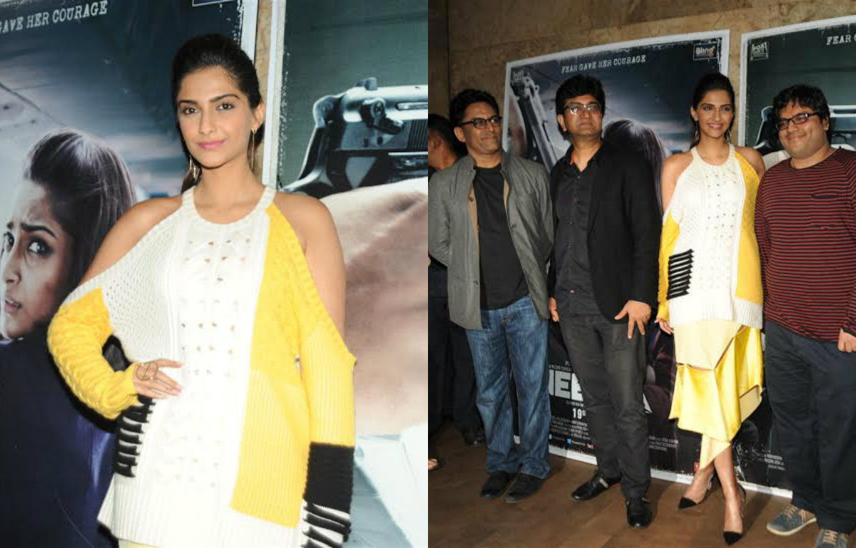 In Pictures: Sonam Kapoor at the Song Launch of 'Neerja'